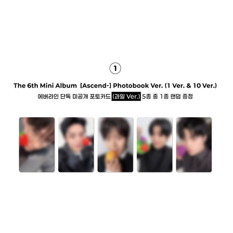 ZEROBASEONE - 6TH MINI ALBUM [Ascend-] Photobook Ver.(Online Benefit)