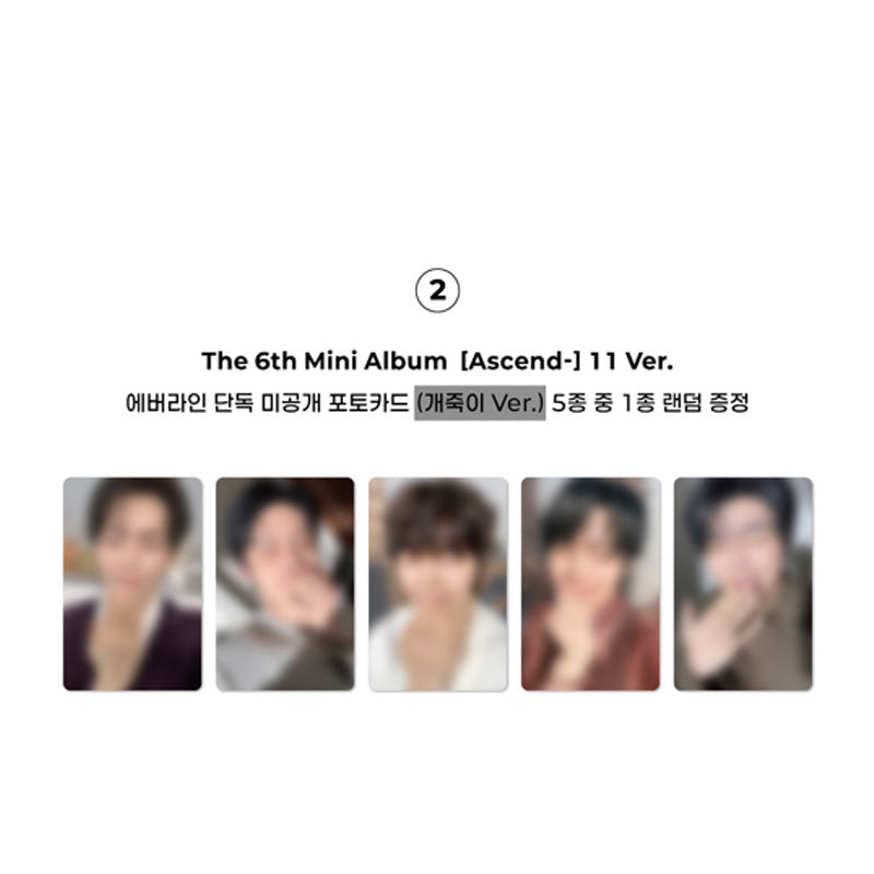 ZEROBASEONE - 6TH MINI ALBUM [Ascend-] 11 Ver.(Online Benefit)