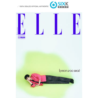 ELLE -  BYEON WOO SEOK COVER [MAR issue 2025] (with Translation)