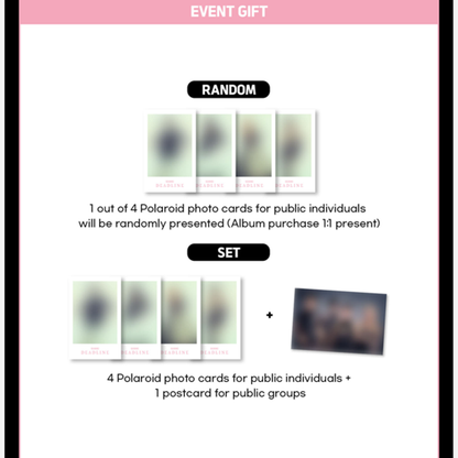 BLACKPINK 3rd Mini Album [DEADLINE] SILVER Ver (Online Benefit ) (Member Choice)