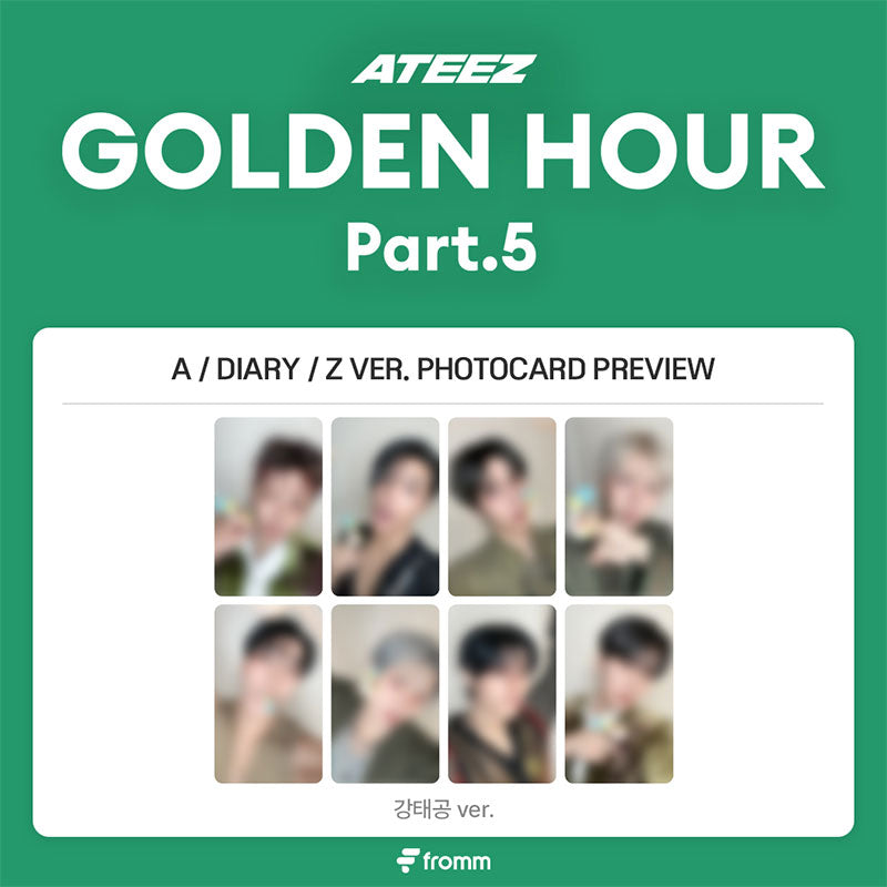 ATEEZ - 14TH MINI ALBUM [GOLDEN HOUR : Part.5] STANDARD VER.(Online Benefit)(MEMBER CHOICE)