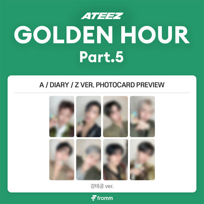 ATEEZ - 14TH MINI ALBUM [GOLDEN HOUR : Part.5] STANDARD VER.(Online Benefit)(MEMBER CHOICE)