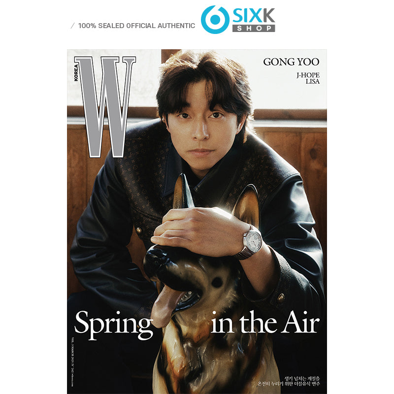 W KOREA - J-HOPE / LISA / Gong Yoo COVER [MAR issue 2025](+Translation)