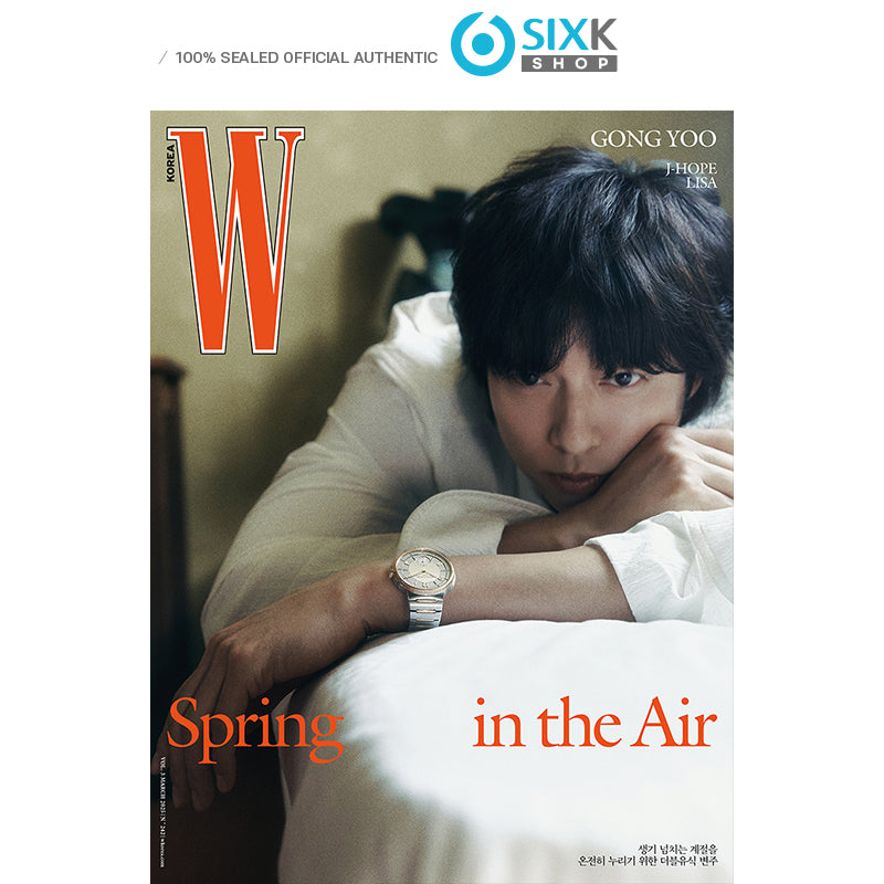 W KOREA - J-HOPE / LISA / Gong Yoo COVER [MAR issue 2025](+Translation)