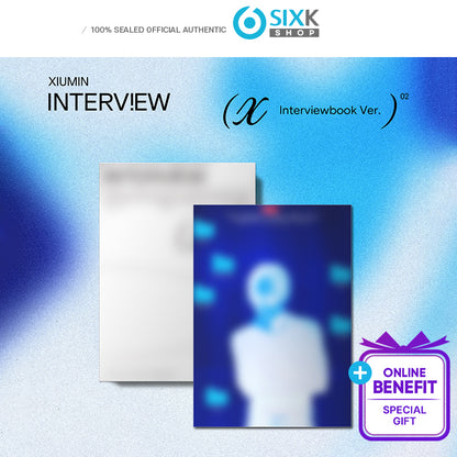 EXO XIUMIN The 2nd Mini Album [Interview X] Interviewbook Ver. (+Online Benefit)