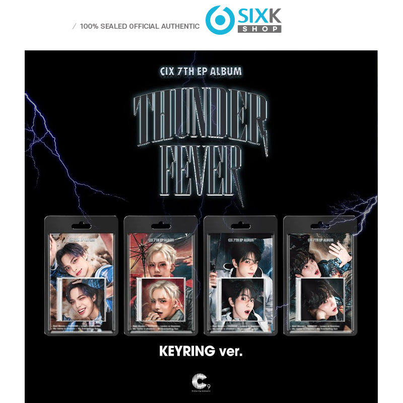 CIX mini 7th ALBUM [THUNDER FEVER] - Keyring Album Ver / RANDOM