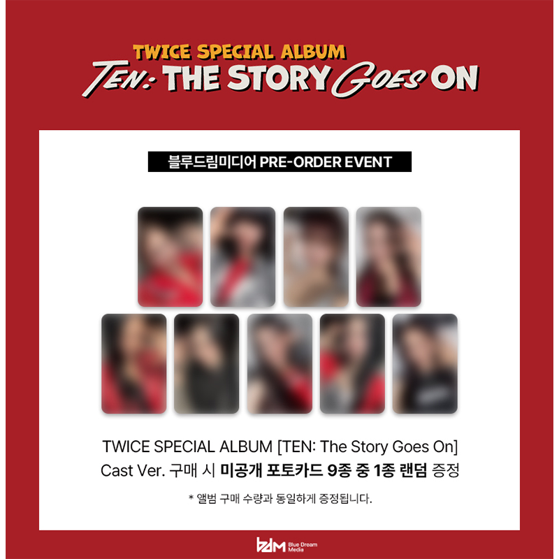 TWICE SPECIAL ALBUM - [TEN The Story Goes On] [CAST ver.] (Online Benefit)