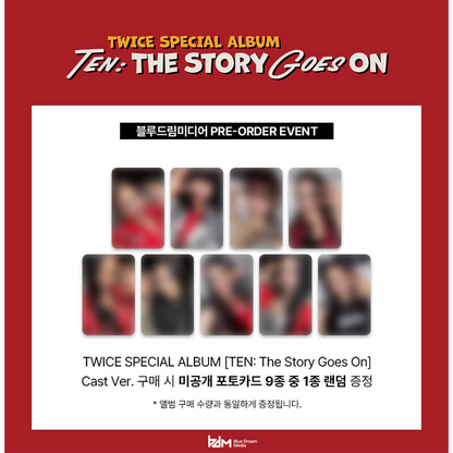 TWICE SPECIAL ALBUM - [TEN The Story Goes On] [CAST ver.] (Online Benefit)