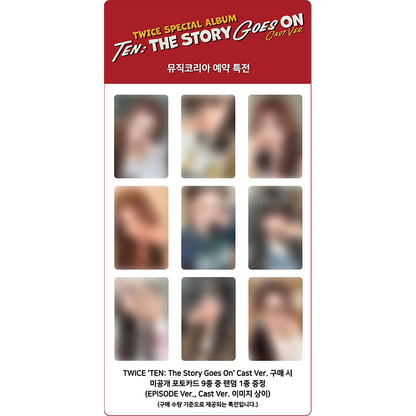 TWICE SPECIAL ALBUM - [TEN The Story Goes On] [CAST ver.] (Online Benefit)