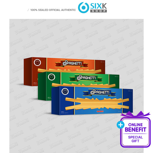 LE SSERAFIM 1st Single Album [SPAGHETTI] (Online Benefit)