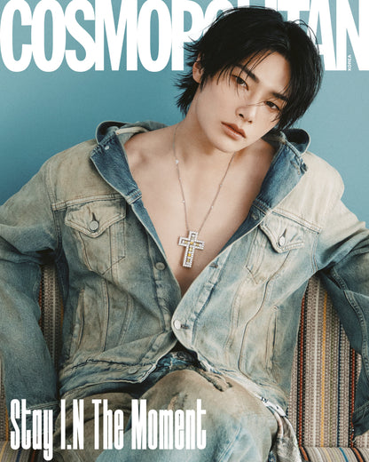 Cosmopolitan - STRAY KIDS I.N Cover AND book-in-book [Dec Issue 2025] (With Translation)