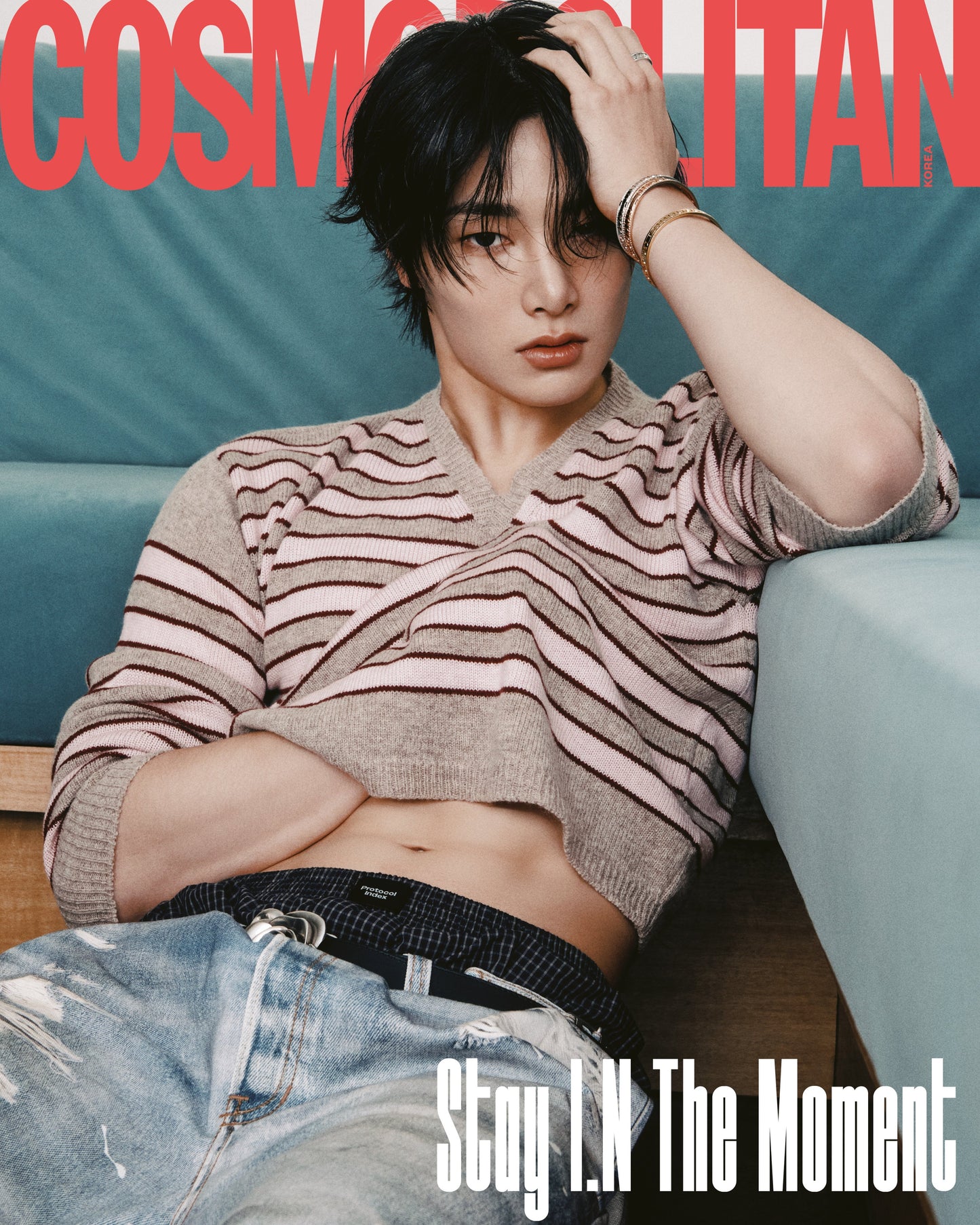 Cosmopolitan - STRAY KIDS I.N Cover AND book-in-book [Dec Issue 2025] (With Translation)