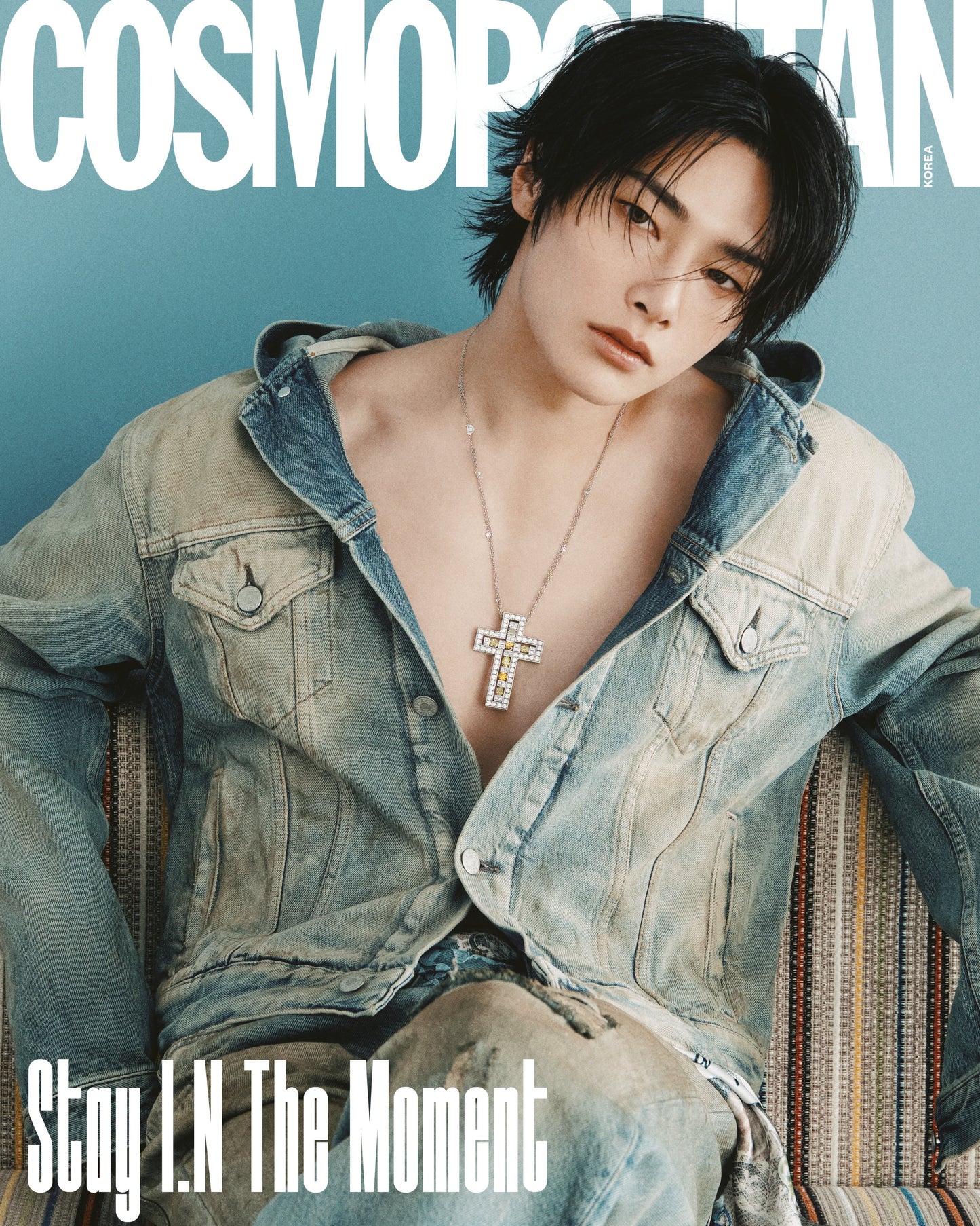 Cosmopolitan - STRAY KIDS I.N Cover AND book-in-book [Dec Issue 2025] (With Translation)