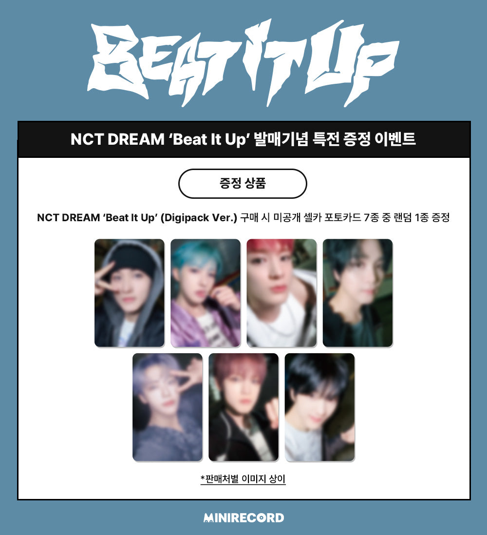 NCT DREAM 6th Mini Abum [Beat It Up] Digipack Ver (Online Benefit)