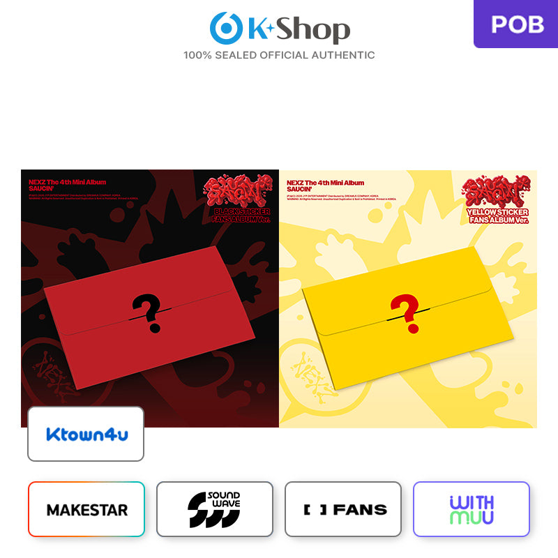 NEXZ - 4ST MINI album [SAUCIN] STICKER Ver. (Online Benefit)