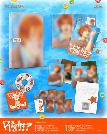 MJ 1st SINGLE ALBUM [Right..?] STANDARD Ver.