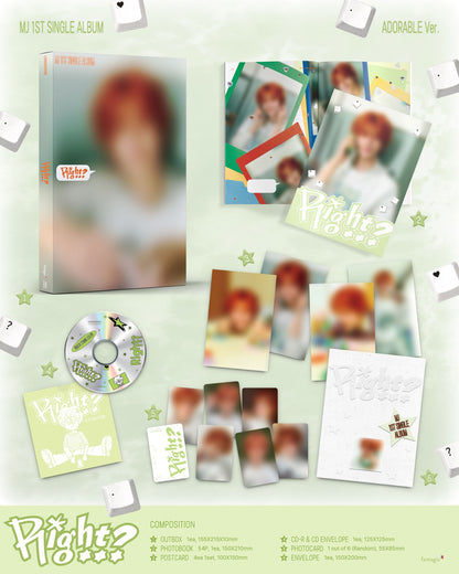 MJ 1st SINGLE ALBUM [Right..?] STANDARD Ver.