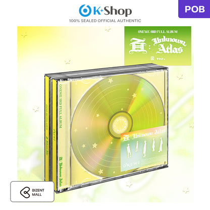 ONEWE 3rd Full Album [Plane : Unknown Atlas ] Jewel Case ver. (Online Benefit)