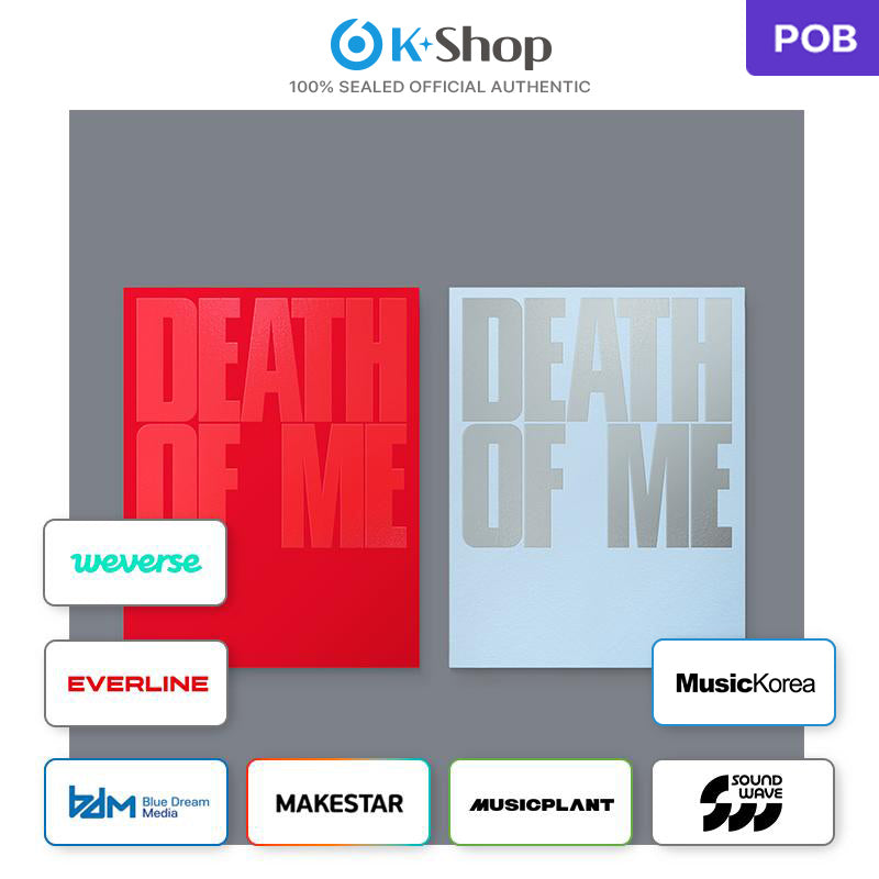 EVAN – 1st Mini Album [Death of Me]  STANDARD Ver.(Online Benefit)