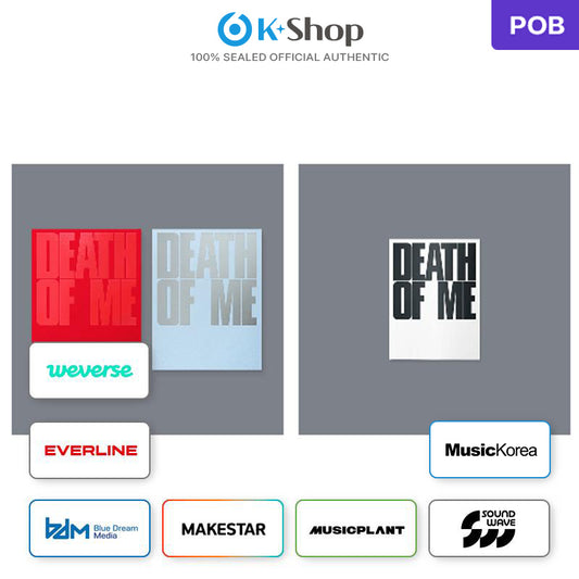EVAN 1st Mini Album [Death of Me] (2 STANDARD + 1 WEVERSE ALBUMS) (Online Benefit)