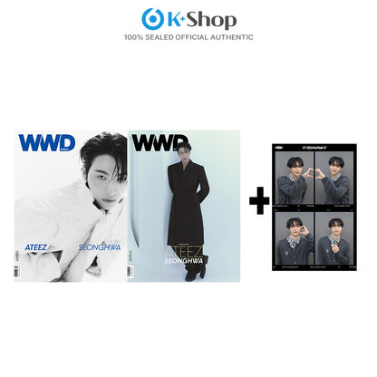 WWD - SEONGHWA (ATEEZ) COVER (SEP ISSUE 2026) X Snapism PHOTOCARD STICKER