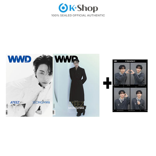 WWD - SEONGHWA (ATEEZ) COVER (SEP ISSUE 2026) X Snapism PHOTOCARD STICKER