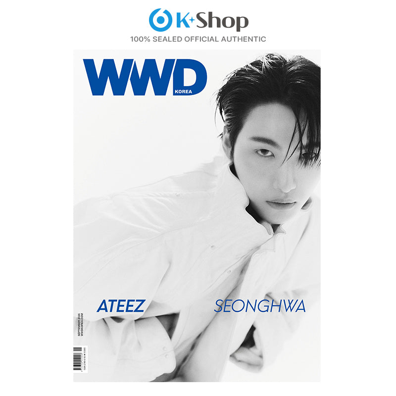 WWD - SEONGHWA (ATEEZ) COVER (SEP ISSUE 2026) X Snapism PHOTOCARD STICKER