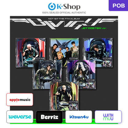 NCT 127 - 7TH ALBUM [BLINGY] JET Poster Ver. (Online Benefit)