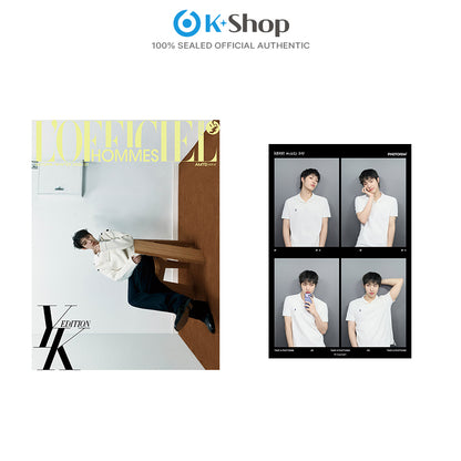 LOFFICIEL HOMMES 2026 FW - MINGI (ATEEZ) COVER (Snapism STICKER SET)