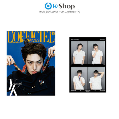 LOFFICIEL HOMMES 2026 FW - MINGI (ATEEZ) COVER (Snapism STICKER SET)