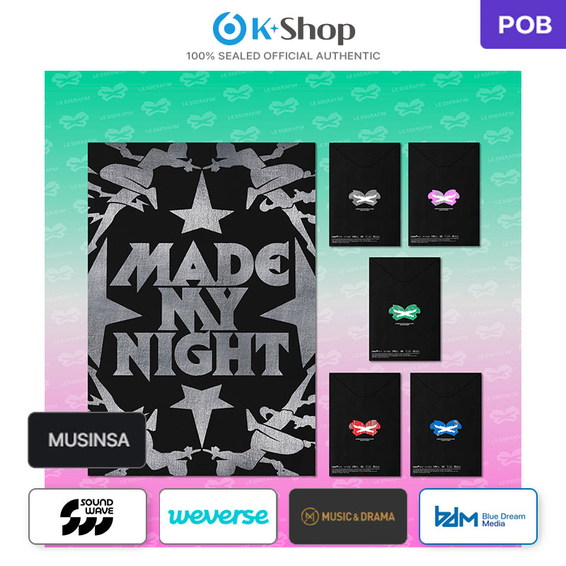 LE SSERAFIM - 2ND SINGLE ALBUM [Made My Night] COMPACT Ver.(Online Benefit)