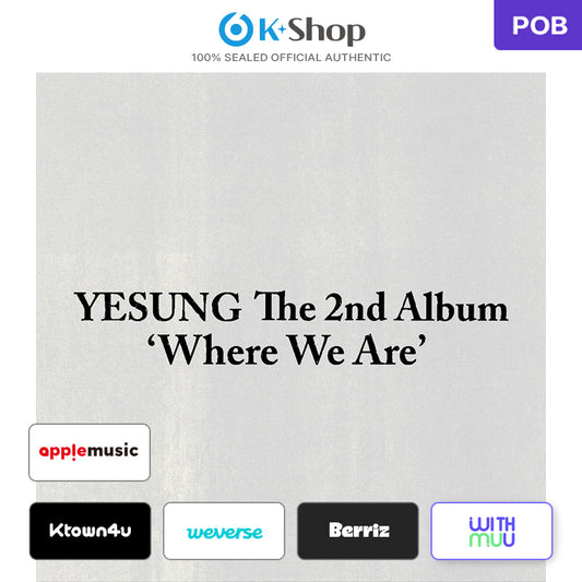 YESUNG(SUPER JUNIOR) - 2ND ALBUM [Where We Are]  ( COMBINED 3EA 1SET )