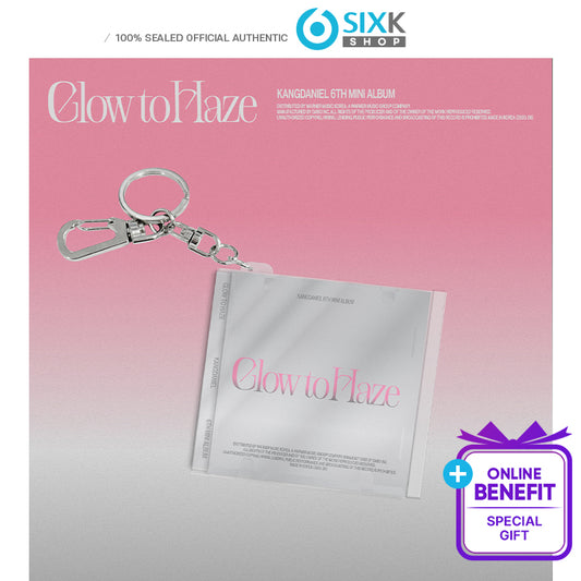 KANGDANIEL - MINI 6th [Glow to Haze] MINI CD KEYRING Ver. (+Online Benefit)