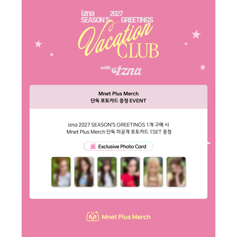 izna 2027 SEASON'S GREETINGS [VACATION CLUB with izna] (Online Benefit)