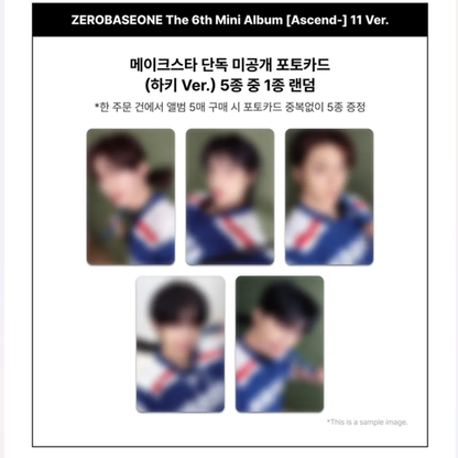 ZEROBASEONE - 6TH MINI ALBUM [Ascend-] 11 Ver.(Online Benefit)