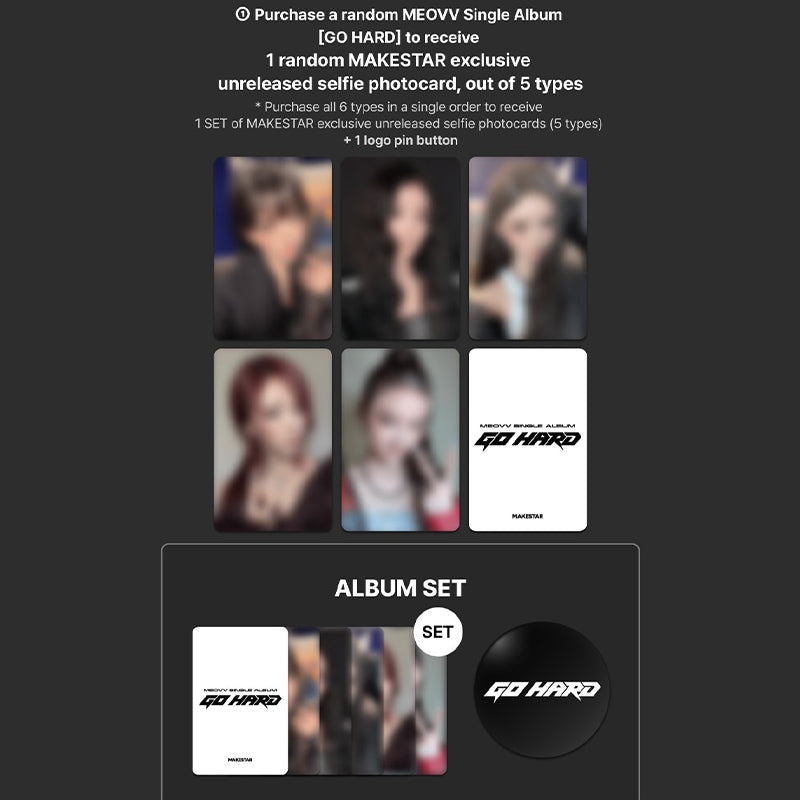 MEOVV Single Album [GO HARD] STANDARD VER. (Online Benefit)