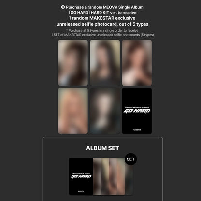 MEOVV Single Album [GO HARD] HARD KIT VER.(Online Benefit)
