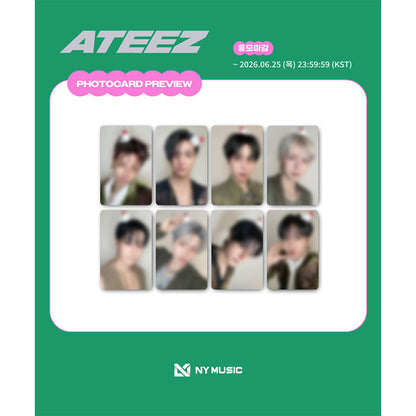 ATEEZ - 14TH MINI ALBUM [GOLDEN HOUR : Part.5] STANDARD VER.(Online Benefit)(MEMBER CHOICE)