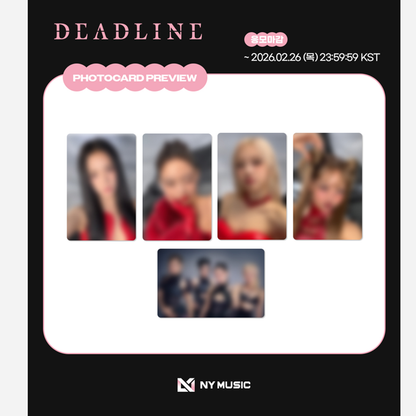 BLACKPINK 3rd Mini Album [DEADLINE] GRAY Ver (Online Benefit )