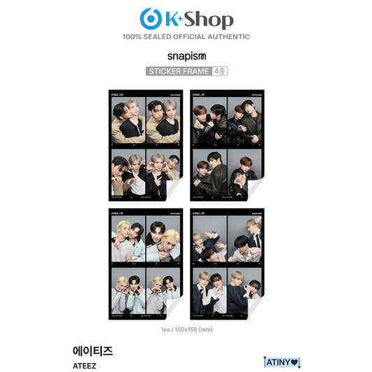 PHOTOISM x ATEEZ [8TEEZ] SNAPISM PHOTOCARD STICKER