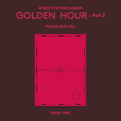 ATEEZ 11th EP [GOLDEN HOUR : Part.2] POCA ALBUM VER.(+Online Benefit)