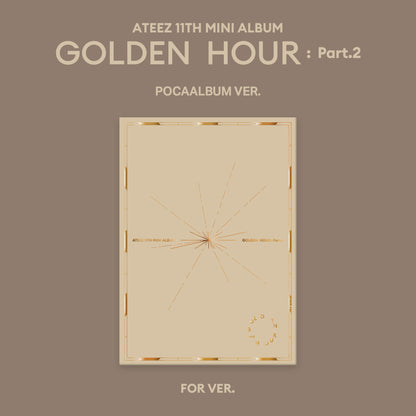 ATEEZ 11th EP [GOLDEN HOUR : Part.2] POCA ALBUM VER.(+Online Benefit)