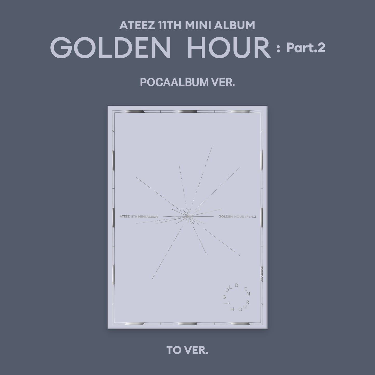 ATEEZ 11th EP [GOLDEN HOUR : Part.2] POCA ALBUM VER.(+Online Benefit)