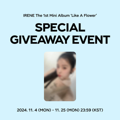 IRENE - The 1st Mini Album [Like A Flower] (Photo Book Ver.) (Online Benefit)