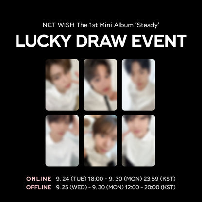 NCT WISH 1st Mini Album [STEADY] (Photobook / +Lucky draw)