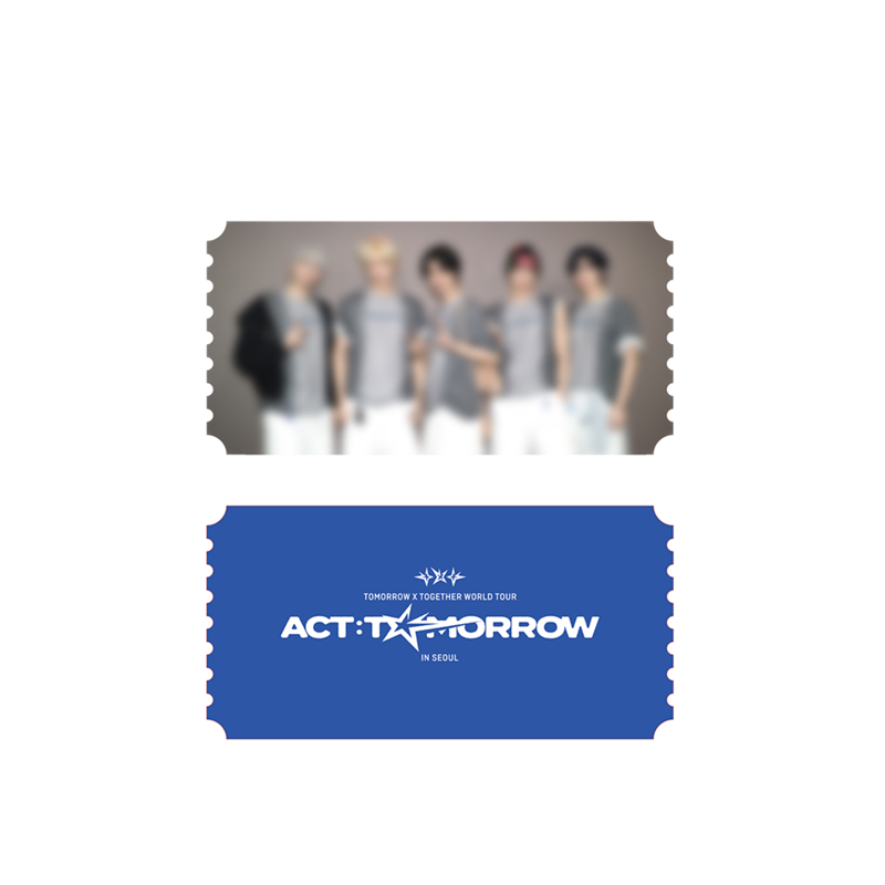 TOMORROW X TOGETHER WORLD TOUR [ACT : TOMORROW] IN SEOUL(Online Benefit)