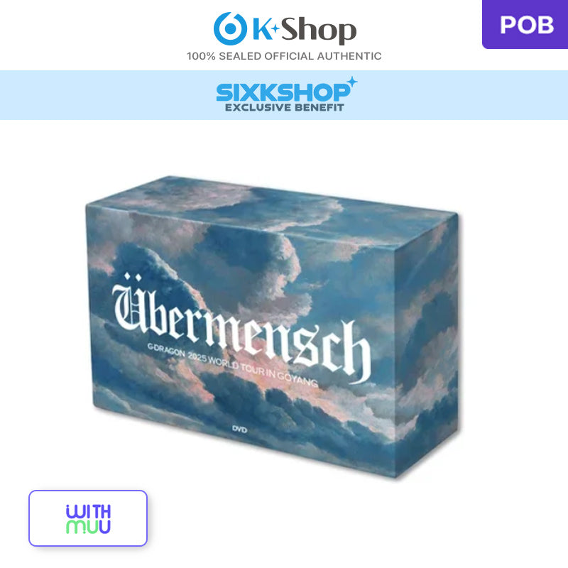 G-DRAGON [2025 WORLD TOUR [UBERMENSCH] IN GOYANG] DVD PACKAGE SPECIAL VER.  (SIXKSHOP EXCLUSIVE BENEFIT)