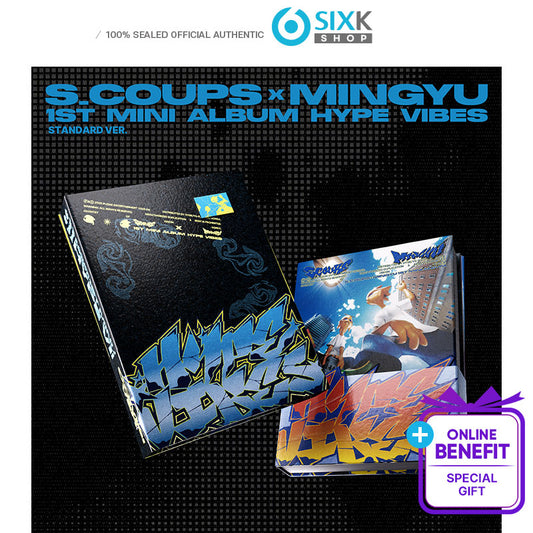SEVENTEEN S.COUPS X MINGYU 1st Mini Album [HYPE VIBES] Photobook Ver. (Online Benefit)