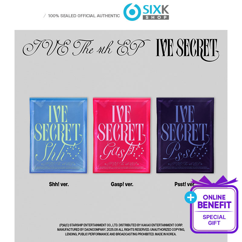 IVE Mini Album Vol.4 [IVE SECRET](Online Benefit)