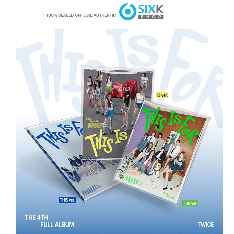 TWICE 4TH FULL ALBUM [THIS IS FOR][Lucky draw]